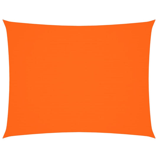 Vidaxl zonnescherm rechthoekig 3,5x4,5 m oxford stof oranje