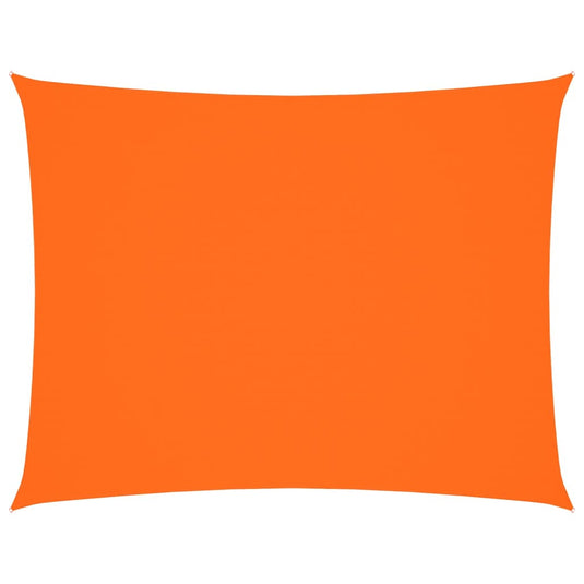 Vidaxl zonnescherm rechthoekig 3,5x5 m oxford stof oranje