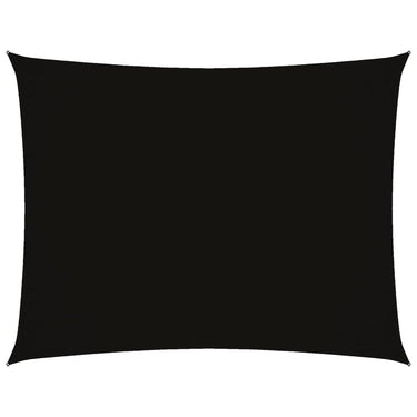 Vidaxl zonnescherm rechthoekig 2,5x3,5 m oxford stof zwart