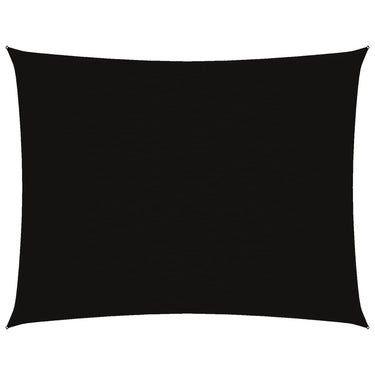 Vidaxl zonnescherm rechthoekig 3x4 m oxford stof zwart