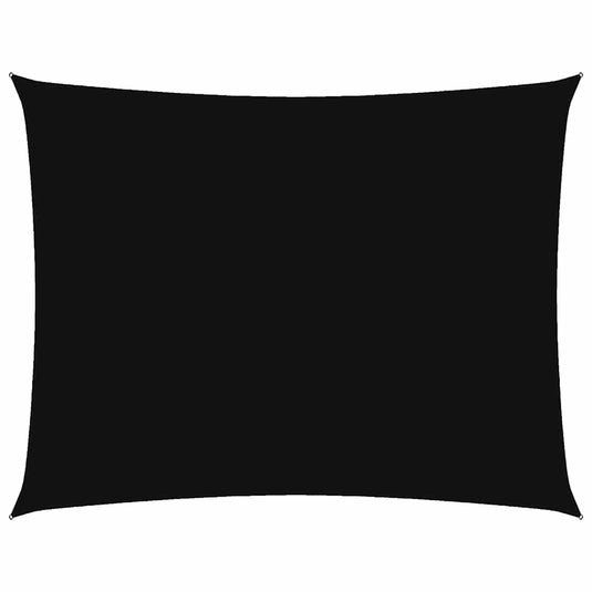 VidaXL Zonnescherm rechthoekig 3,5x5 m oxford stof zwart