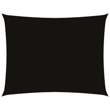 Vidaxl zonnescherm rechthoekig 4x6 m oxford stof zwart