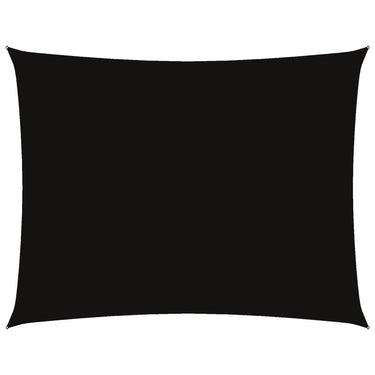 Vidaxl zonnescherm rechthoekig 5x6 m oxford stof zwart