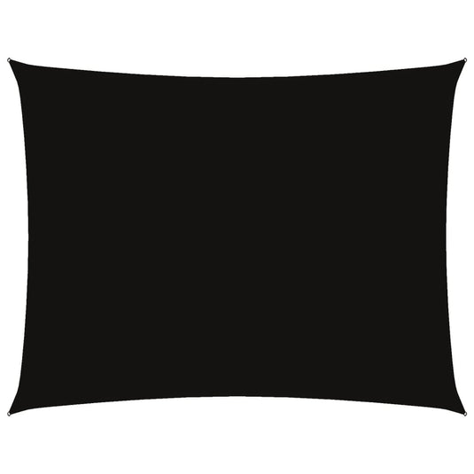 Vidaxl zonnescherm rechthoekig 5x6 m oxford stof zwart