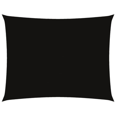 Vidaxl zonnescherm rechthoekig 5x7 m oxford stof zwart