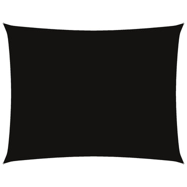 Vidaxl zonnescherm rechthoekig 6x7 m oxford stof zwart