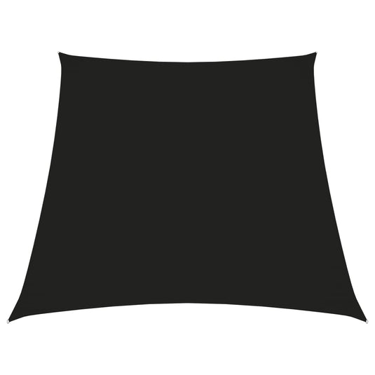 Vidaxl zonnezeil trapezium 2 4x3 m oxford stof zwart