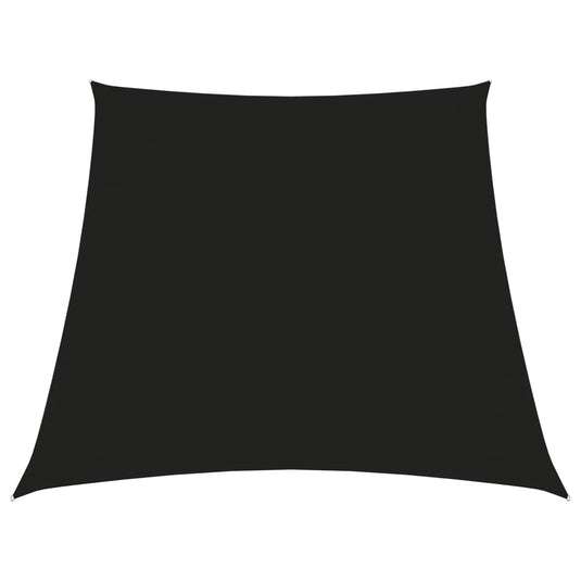 Vidaxl zonnezeil trapezium 3 5x4 m oxford stof zwart