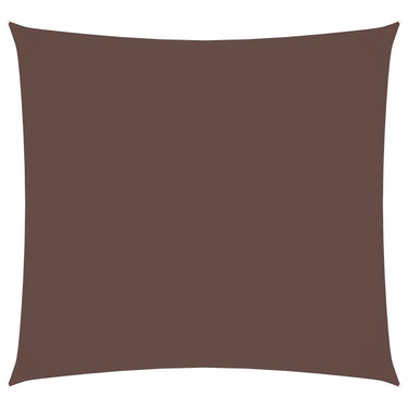 Vidaxl zonnescherm vierkant 2,5x2,5 m oxford stof bruin
