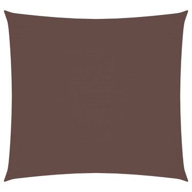 Vidaxl zonnescherm vierkant 5x5 m oxford stof bruin