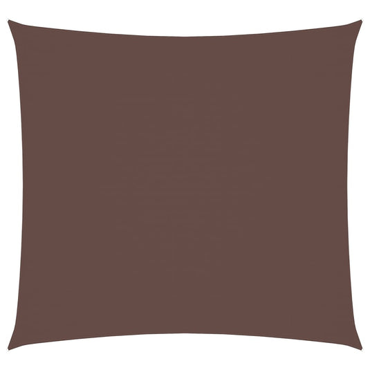 Vidaxl zonnescherm vierkant 7x7 m oxford stof bruin