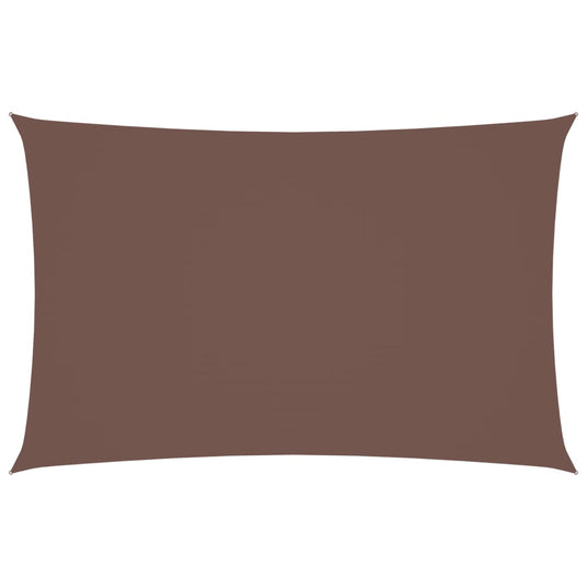 Vidaxl zonnescherm rechthoekig 2x5 m oxford stof bruin