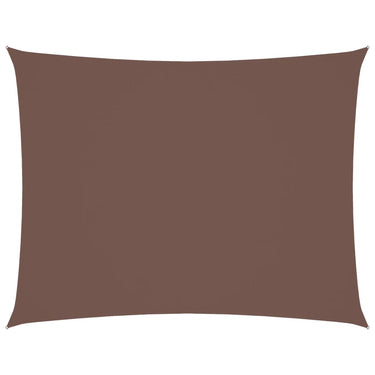 Vidaxl zonnescherm rechthoekig 2,5x3,5 m oxford stof bruin