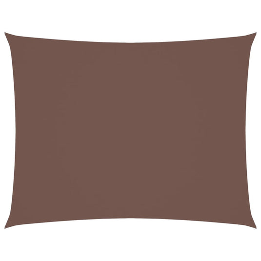 Vidaxl zonnescherm rechthoekig 2,5x3,5 m oxford stof bruin