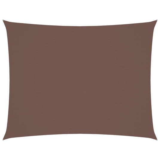 Vidaxl zonnescherm rechthoekig 2,5x4 m oxford stof bruin