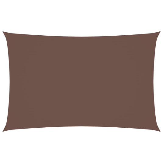 Vidaxl zonnescherm rechthoekig 2,5x5 m oxford stof bruin