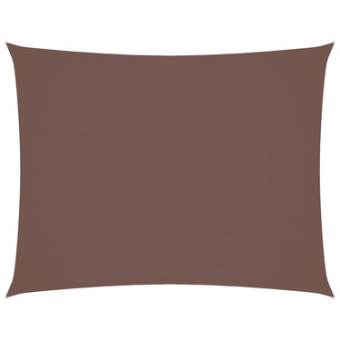 Vidaxl zonnescherm rechthoekig 3x4 m oxford stof bruin