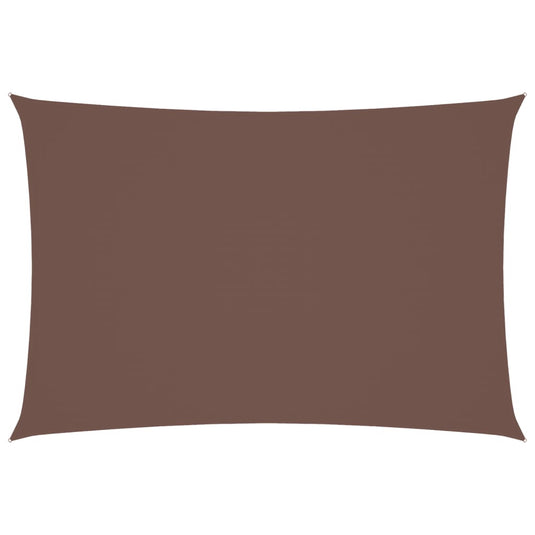 Vidaxl zonnescherm rechthoekig 3x5 m oxford stof bruin