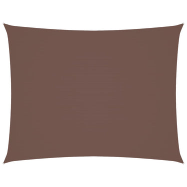 Vidaxl zonnescherm rechthoekig 3x6 m oxford stof bruin