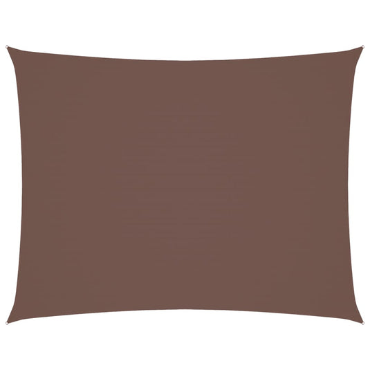 Vidaxl zonnescherm rechthoekig 3x6 m oxford stof bruin