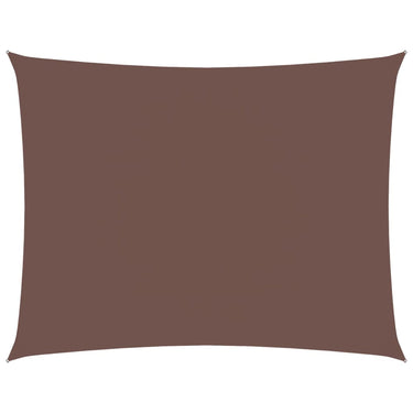 Vidaxl zonnescherm rechthoekig 3,5x4,5 m oxford stof bruin
