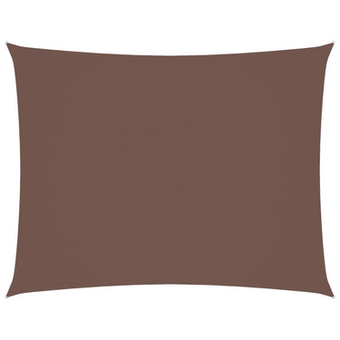 Vidaxl zonnescherm rechthoekig 3,5x5 m oxford stof bruin
