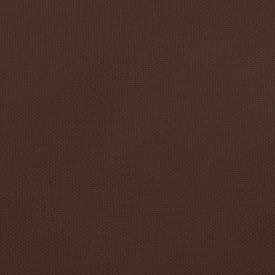 Vidaxl zonnezeil trapezium 3 5x4 m oxford stof bruin