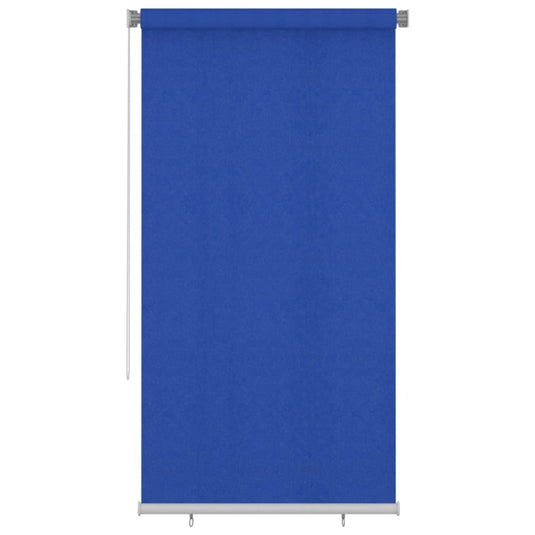 VidaXL Rolgordijn voor buiten 120x230 cm HDPE blauw