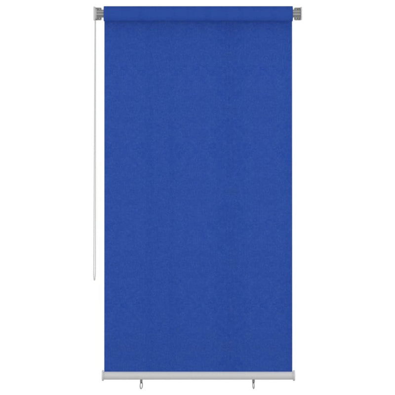 Load image into Gallery viewer, VidaXL Rolgordijn voor buiten 120x230 cm HDPE blauw
