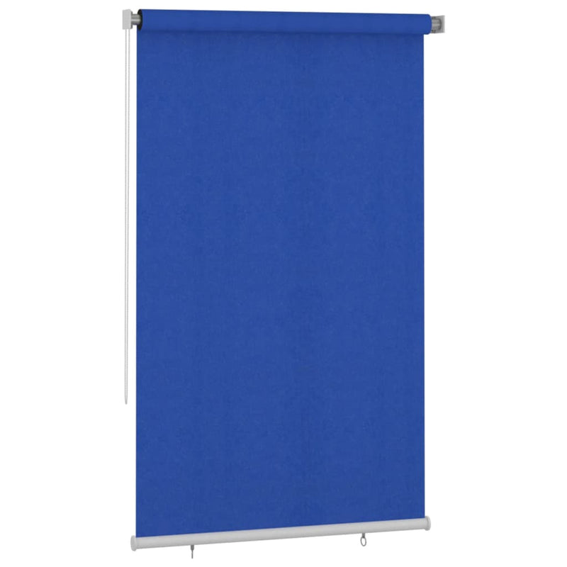 Load image into Gallery viewer, Vidaxl rolgordijn voor buiten 140x230 cm hdpe blauw

