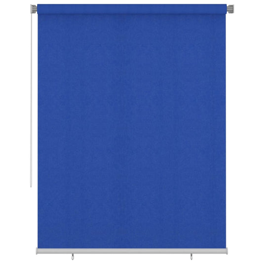 VidaXL Rolgordijn voor buiten 180x230 cm HDPE blauw