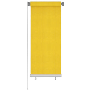 Vidaxl rolgordijn voor buiten 60x140 cm hdpe geel