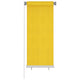 Vidaxl rolgordijn voor buiten 60x140 cm hdpe geel