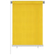 VidaXL Rolgordijn voor buiten 100x140 cm HDPE geel