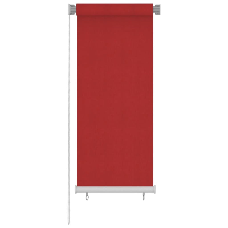 Load image into Gallery viewer, Vidaxl rolgordijn voor buiten 60x140 cm hdpe rood
