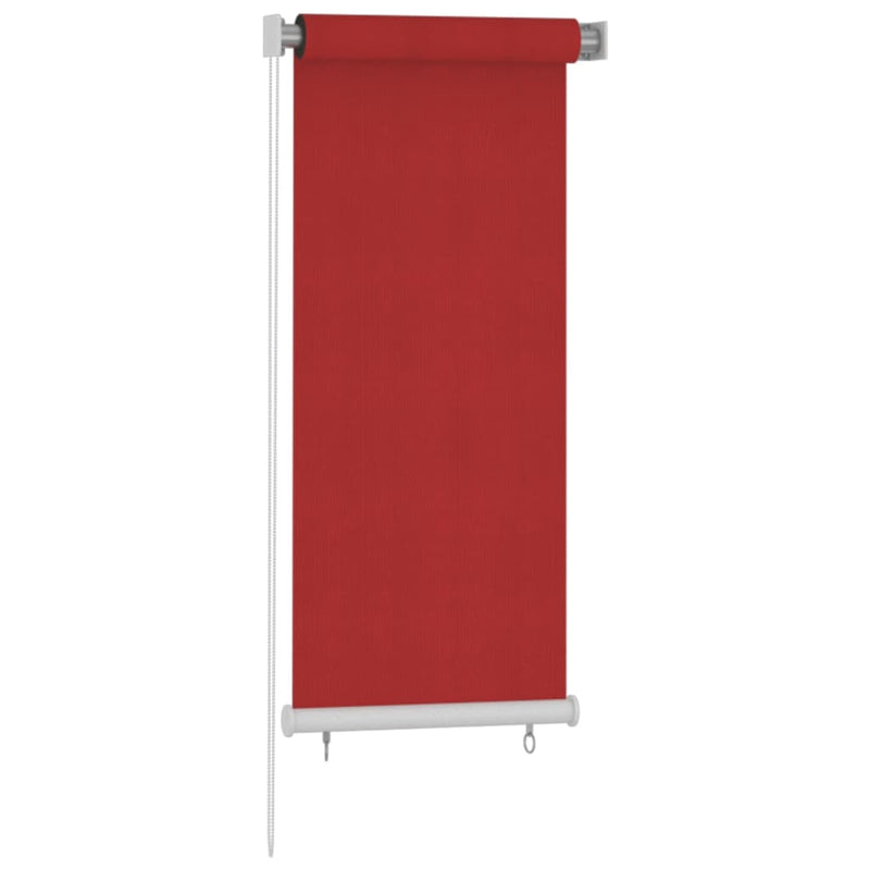 Load image into Gallery viewer, Vidaxl rolgordijn voor buiten 60x140 cm hdpe rood

