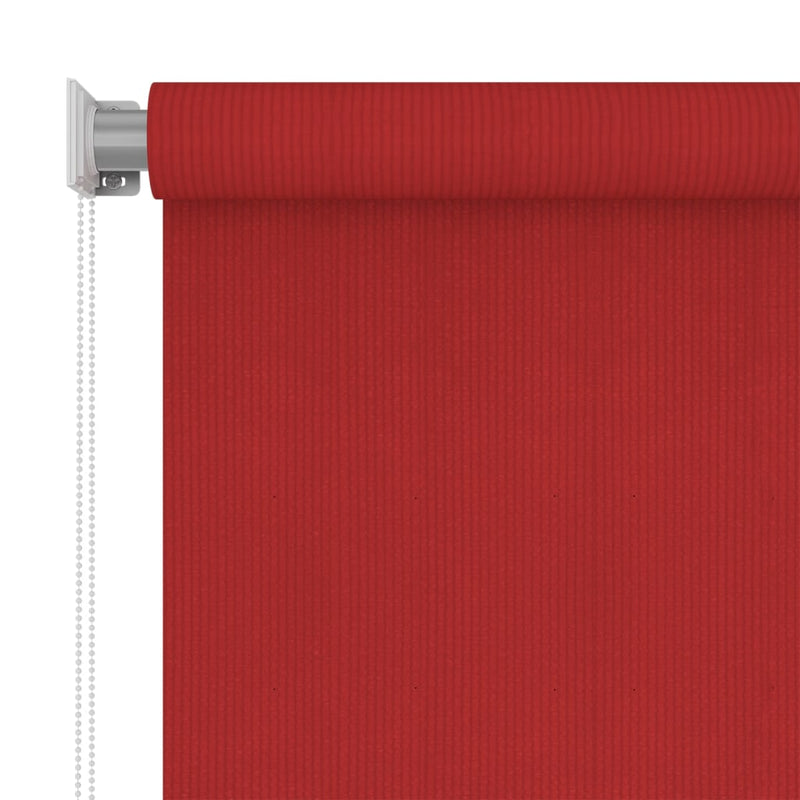 Load image into Gallery viewer, Vidaxl rolgordijn voor buiten 60x140 cm hdpe rood

