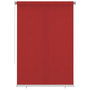 VidaXL Rolgordijn voor buiten 160x230 cm HDPE rood