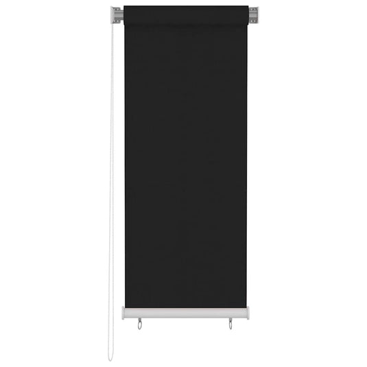 Vidaxl rolgordijn voor buiten 65(b)x140(h) cm zwart