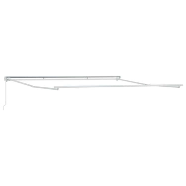 Vidaxl zijde frame wit 450 × 350 cm aluminium