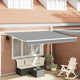Vidaxl zijde frame wit 350 x 250 cm aluminium