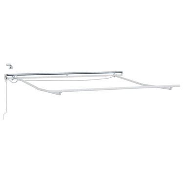 Vidaxl zijde frame met led-striplichten wit 350 x 250 cm aluminium