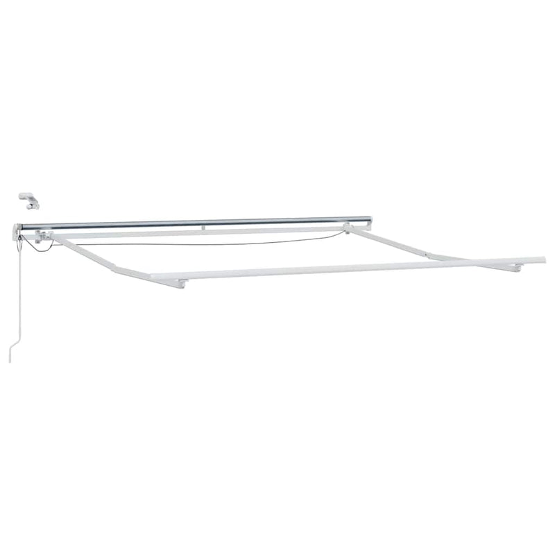 Chargez l'image dans la visionneuse de la galerie, Vidaxl zijde frame met led-striplichten wit 350 x 250 cm aluminium
