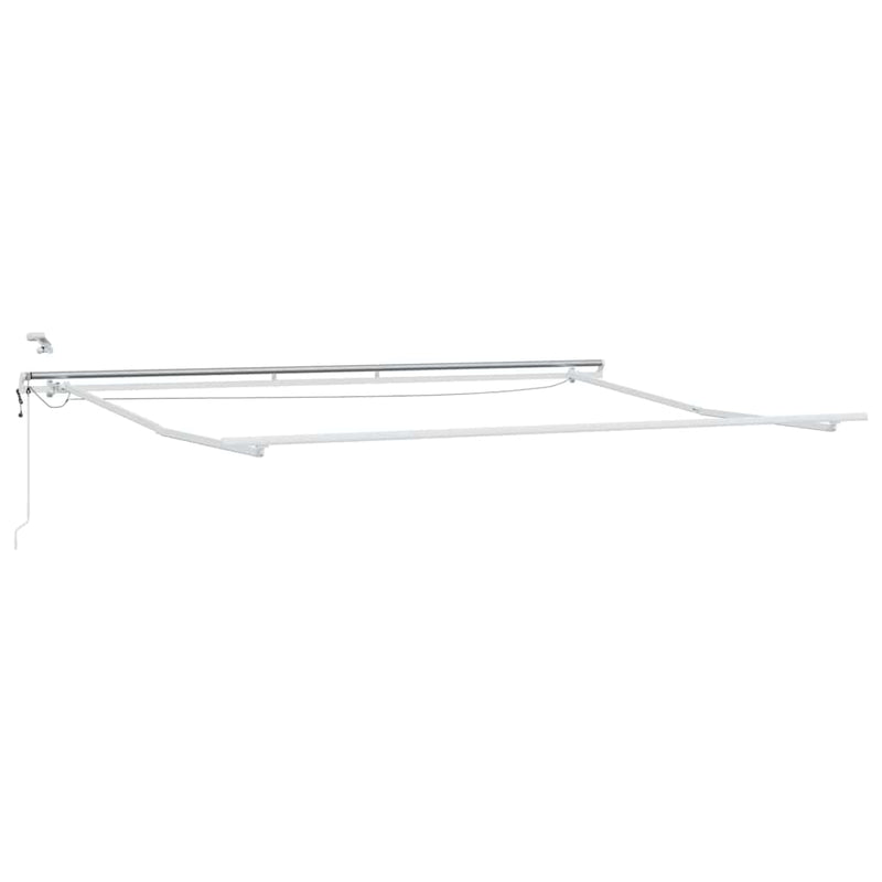 Cargue la imagen en el visor de la galería, Vidaxl zijde frame met led-striplichten wit 400 × 300 cm aluminium
