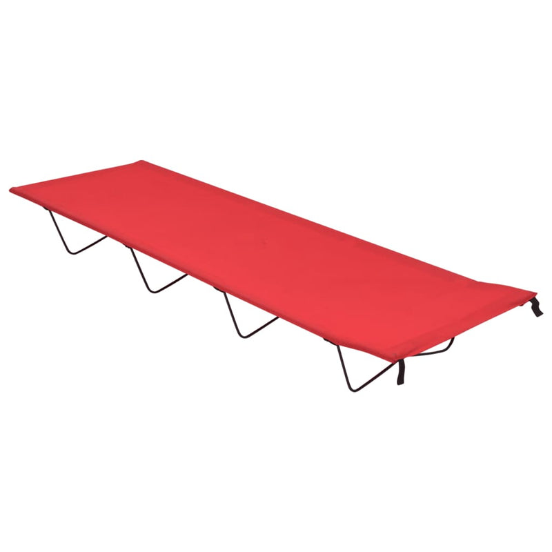 Load image into Gallery viewer, VidaXL Campingbed 180x60x19 cm oxford stof en staal rood
