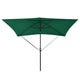 VidaXL Windbeschermingsbandenset voor parasol polypropyleen zwart