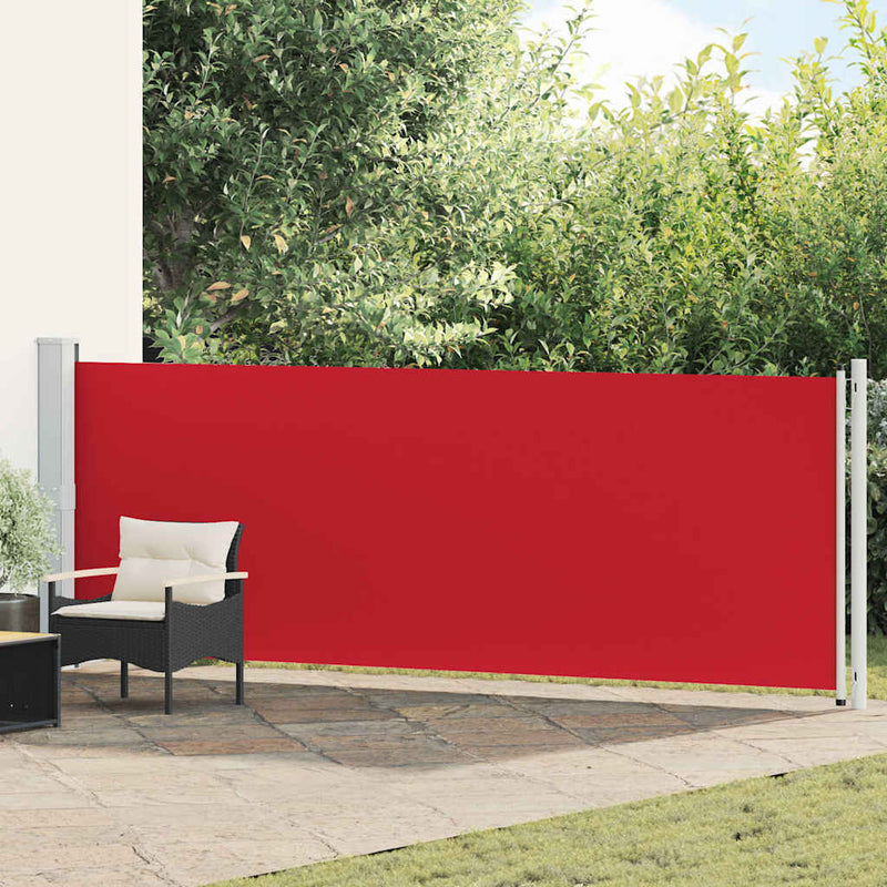 Load image into Gallery viewer, Vidaxl tuinscherm uittrekbaar 140x600 cm rood
