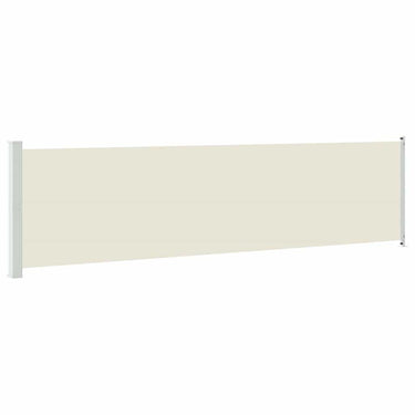 Vidaxl tuinscherm uittrekbaar 600x160 cm crème