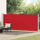 Vidaxl tuinscherm uittrekbaar 600x160 cm rood