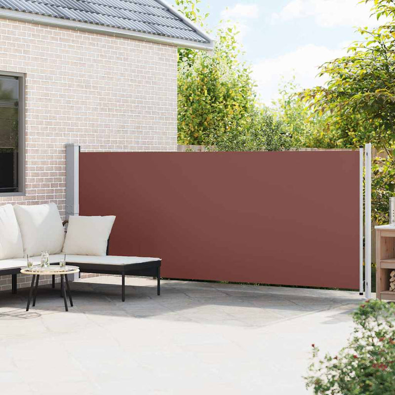 ギャラリービューアに画像をロードする, Vidaxl tuinscherm uittrekbaar 614x160 cm bruin
